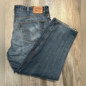 Levi’s 46x29 Big & Tall 550 Relaxed Fit Men’s Denim Jeans - Medium Wash, Faded